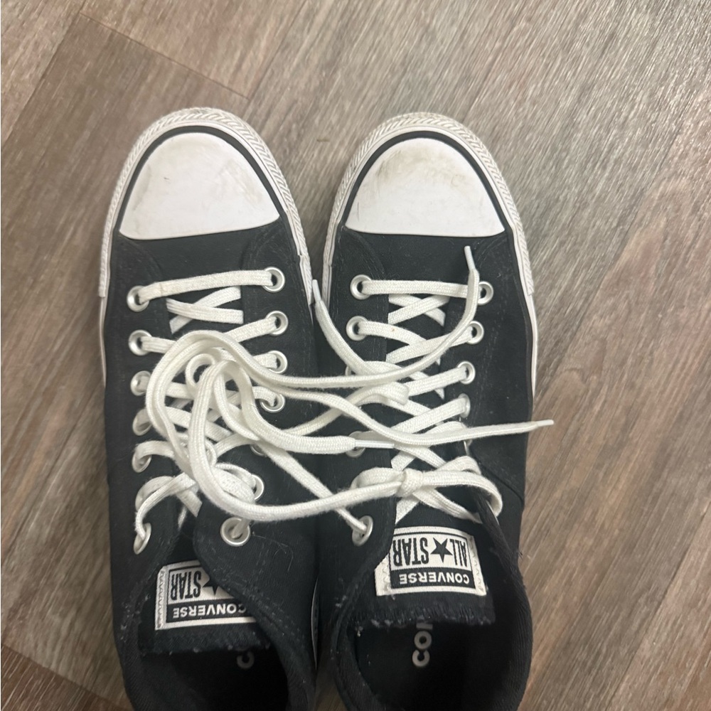 Converse Black and White High-Tops